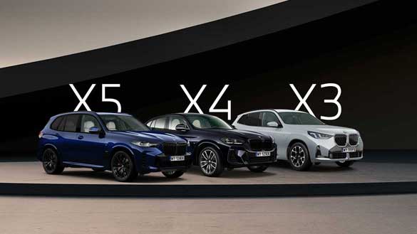 BMW X3, BMW X4 i BMW X5 dostępne od ręki w BMW Inchcape.